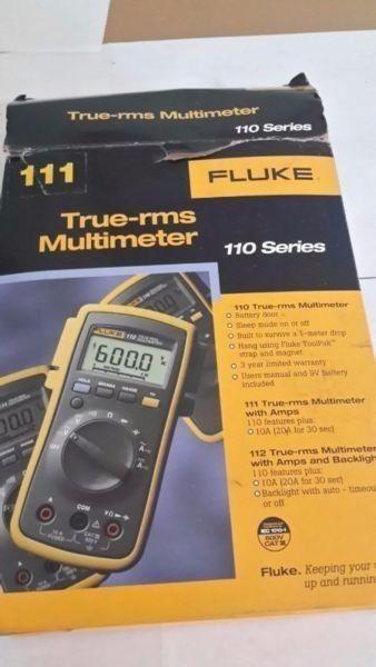 Fluke True RMS multi meter still boxed excellent condition model is the 110 series