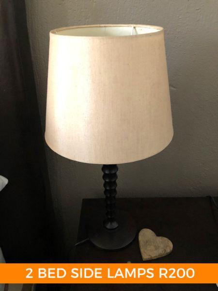 bed side lamps