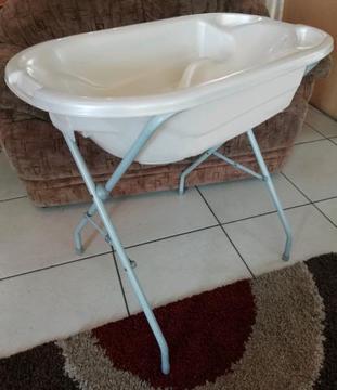 Bath with stand