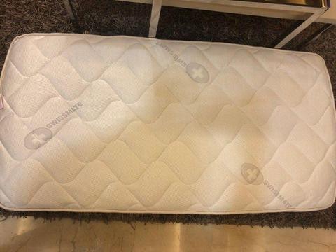 Baby Belle mattress and bedding
