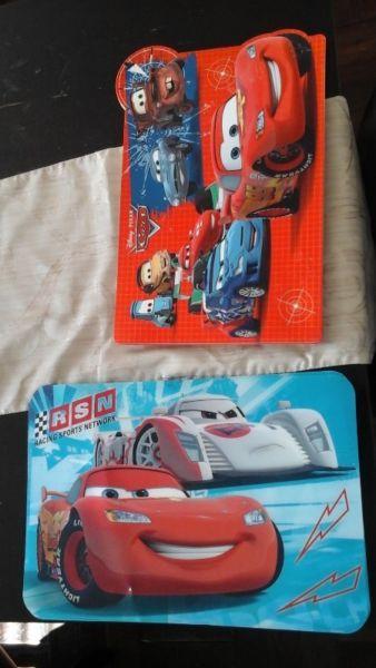 Cars Movie themed placemats for kids