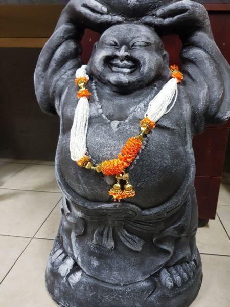 Laughing Buddha Bowl Statue