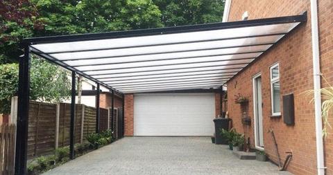 CARPORT NEW STEEL R6500 INSTALLED AND PAINTED