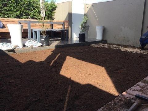 Instant Lawn, bulk compost