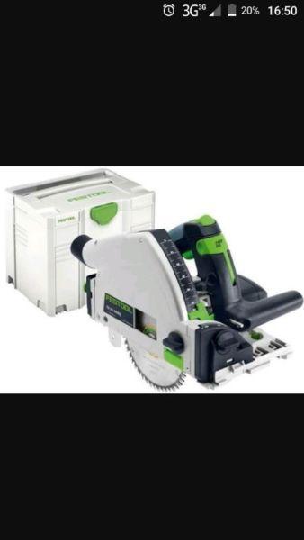 Festool with 1.4m guide for sale R8500