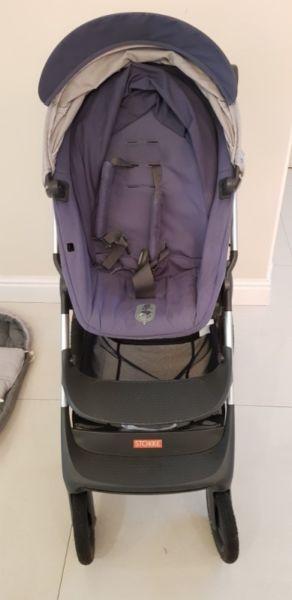 Stokke Scoot stroller and accessories