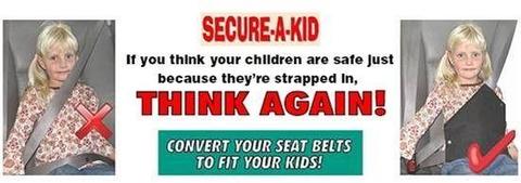 Secure-A-Kid Harness #seatbelt