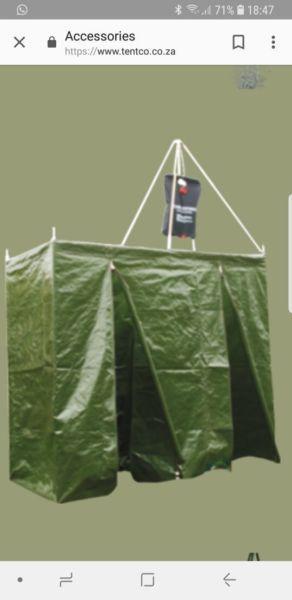 Shower tent double