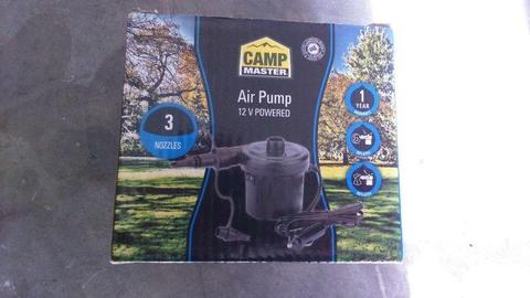 220/12 volt and Battery camp master air pumps for sale