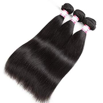 Brazilian Hair 3 Bundles 8A Unprocessed Straight Human Hair 16 18 20 inches Brazilian Straight