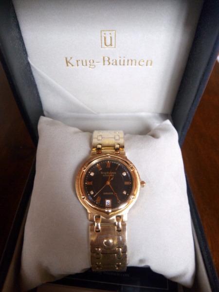 Krug Baumen watch (brand new)