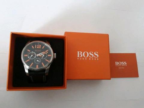 Original Hugo Boss Orange Mens Watch like brand new