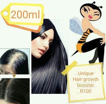 Unique hair growth booster, restore hairline, thicken thin lifeless hair