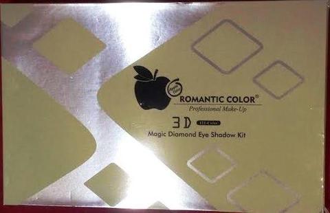 Romantic Color Eyeshadow Kit 3D Magic Diamond Eyeshadow kit (Mini Laptop Size)