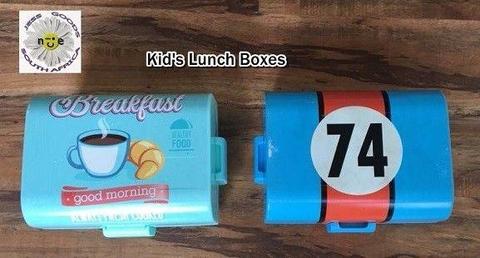 Kid's lunch boxes - We offer delivery to anywhere in South Africa