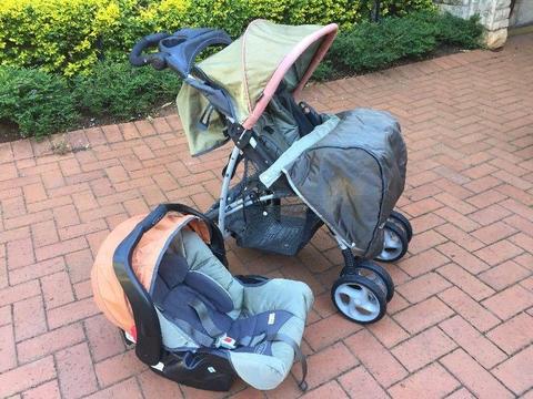 Graco Stroller & Carry/Car Seat in excellent condition