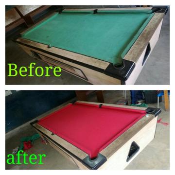 Pool table services