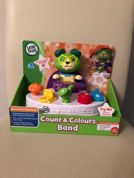 LEAPFROG - Count & Colours Band ( Brand New)