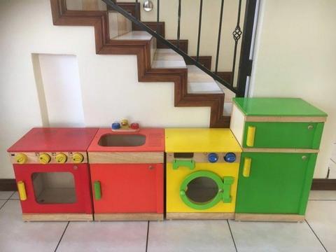 Kids Wooden Kitchen Set
