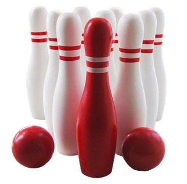 Wooding 10 pin bowling - quality toy as new in box