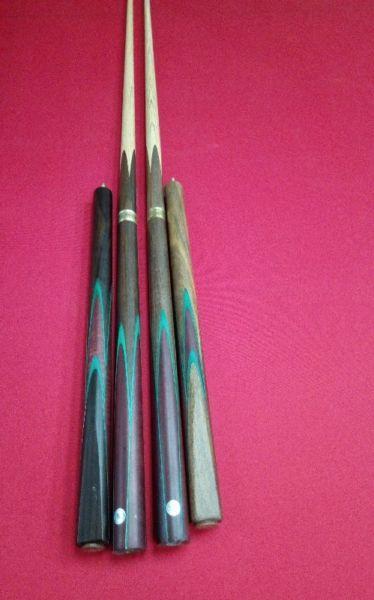 3Pce Snooker Cues Available in Store!!
