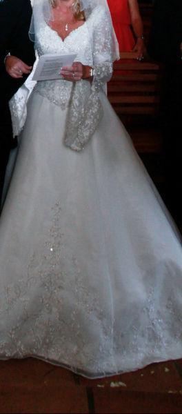 Gorgeous one of a kind wedding dress