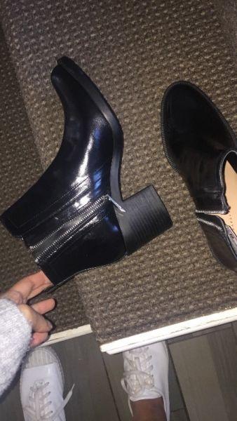 Zara black boots BRAND NEW