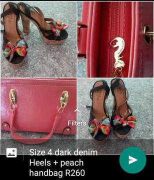 Sale on size 4 and 5 heels,boots,bags