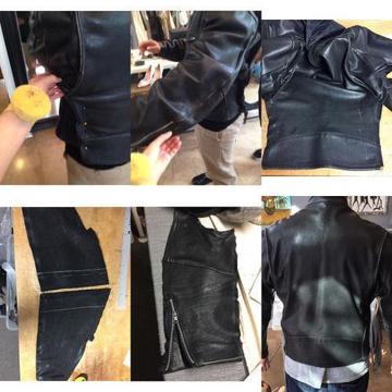Leather Jacket Repairs,Alterations,Cut To Size Tokkie & Toffie Leather Tailors/Trimmers