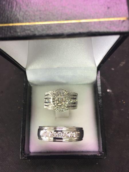 His and hers wedding rings (brand new) value over 60k