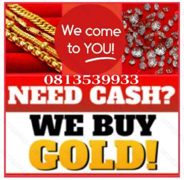 We pay Cash for unwanted Gold jewellery