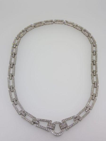 18ct Gold Ladies Diamond Necklace