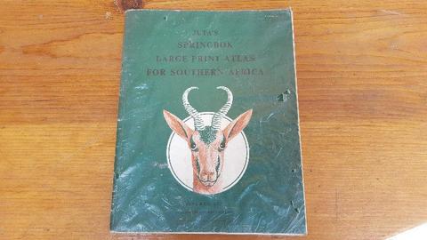 Old Juta's Springbok atlas