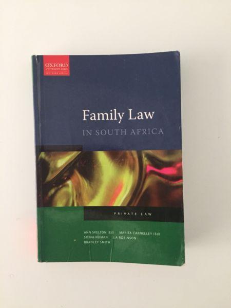 Family Law in South Africa Textbook