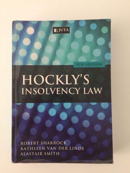 Hockly’s Insolvency Law 9th Edition
