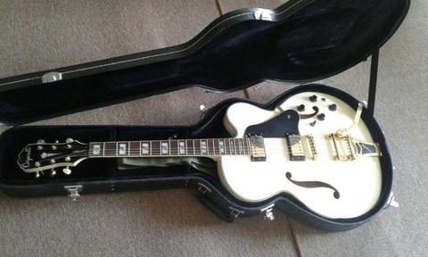 Carparelli Ivory Tower Semi-Hollow Guitar with Bigsby (Extremely RARE)