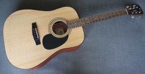 Cort AD810 Acoustic Guitar - Excellent Condition - Built in Tuner, Pickup and EQ