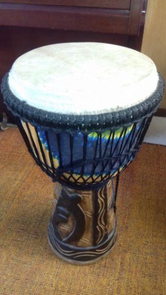 2 Djembe Drums & large African drum R 1200 Each