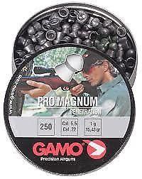 Gamo Pro Magnum Pellets 4.5mm -.177 Cal- 250s - 250 Pellets