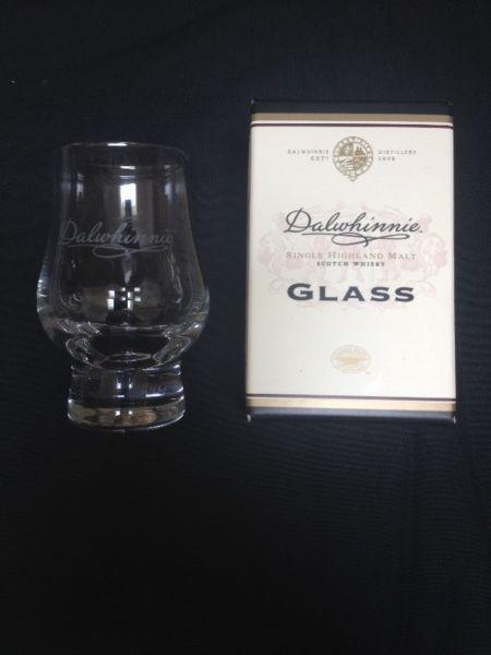 WHISKY WHISKEY SCOTLAND DALWHINNIE CONNOISSEUR COLLECTOR LIMITED EDITION NEW SNIFTER GLASS GLASSES