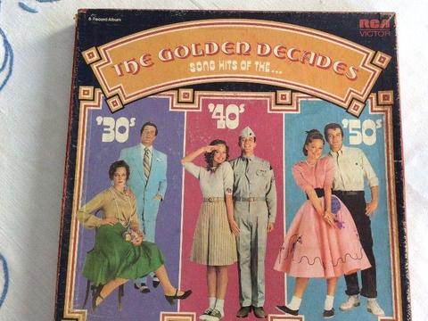 Golden Decades hits of the 30’s, 40’s and 50’s LP’s