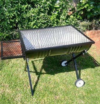 Drum braai stands large size brand new with wheels R1000