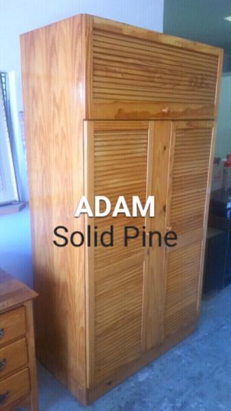 ✔ LIKE NEW!!! (×2) Adam Wardrobes in Pine
