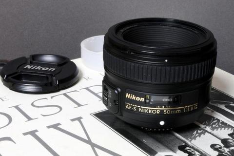 Nikon AF 50mm f1.8 G lens