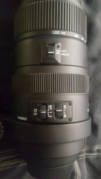 Sigma zoom lens for Nikon