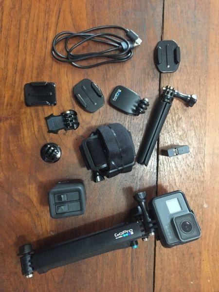 GoPro 5 Hero Black with loads of accessories