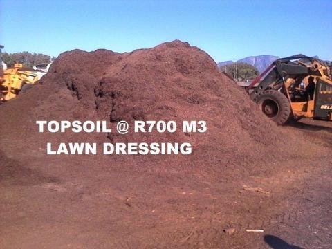 Bark , peach pip , compost , lawn dressing etc for sale & delivered most areas