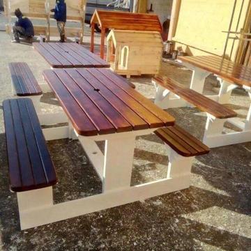 INDOOR and OUTDOOR --- WOODEN FURNITURE, FULL PRICE LIST --- CATALOGUE VISIT--- WWW.VMBENCHES.CO.ZA