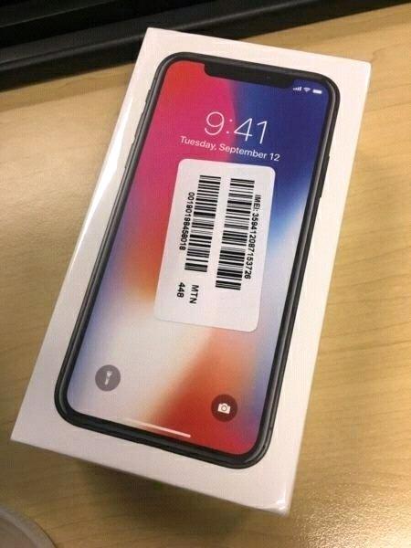 Apple iPhone X 256gb - *New Sealed* 1 Year Warranty