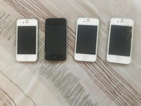4 Iphone4s for sale R500 each